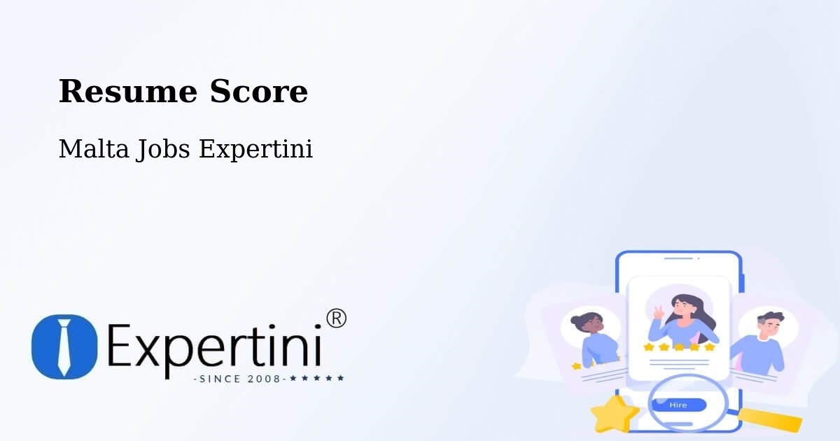 Resume Score & Job Description Match Tool – Malta - Malta Jobs Expertini